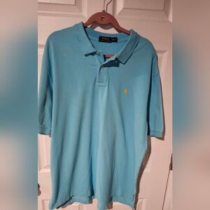 Polo by Ralph Lauren Men's Sky Blue Polo Shirt